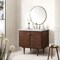 James Martin Vanities Amberly 36in Single Vanity, Mid-Century Walnut w/ 3 CM Ethereal Noctis Top 670-V36-WLT-3ENC - alternate 2